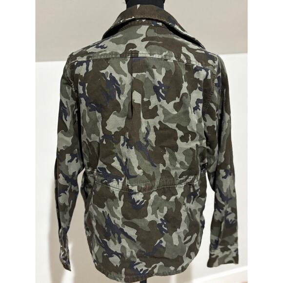 GYPSY WARRIOR Women’s Camouflage Drawstring Coat Top Jacket S Hunting Grunge y2k - Picture 3 of 7